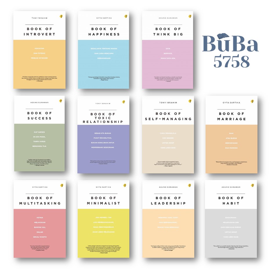 3 Buku Hanya 99Ribuan - Serial BOOK OF LIFE - Seri Buku Motivasi Bright Publisher