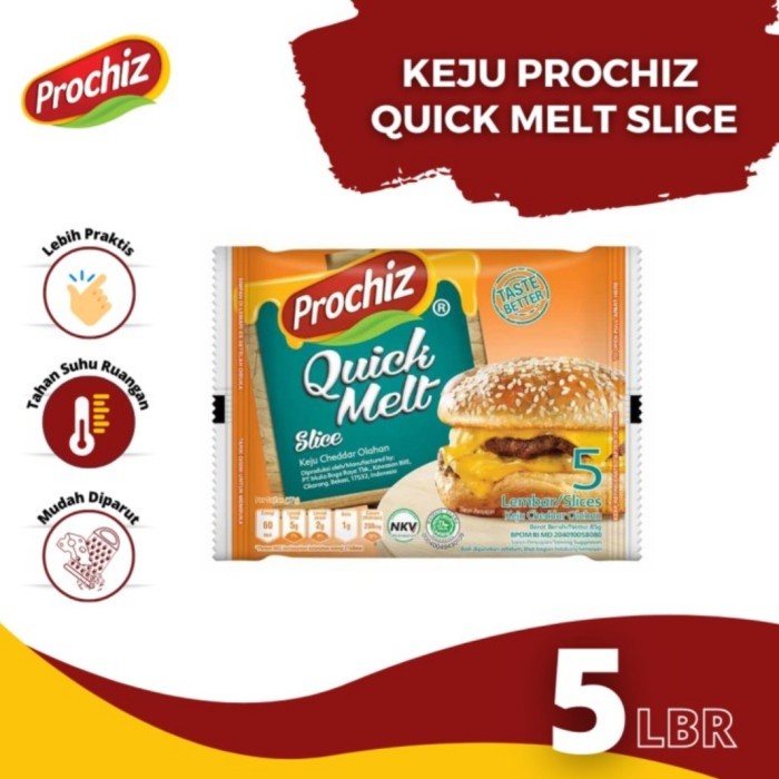 

T0P PROCHIZ QUICK MELT SLICE KEJU 5 LEMBAR NEW NICE