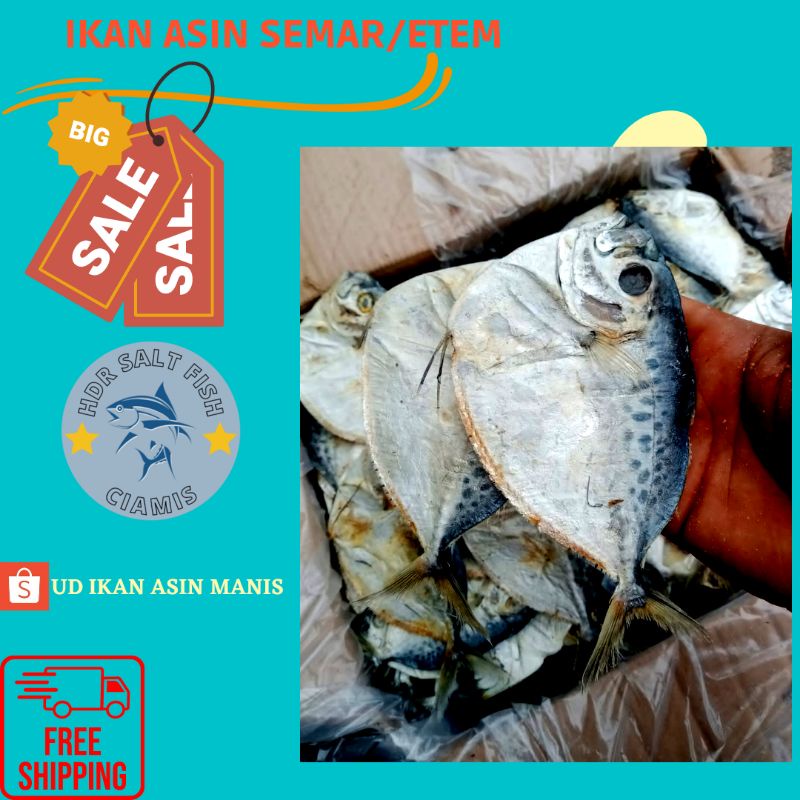 

Ikan Asin Semar/Etem 1kg