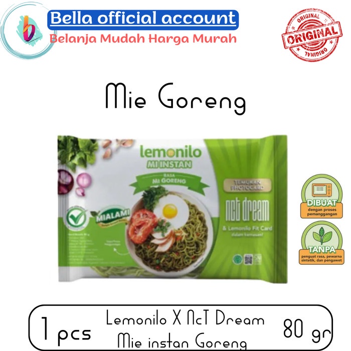 

Lemonilo x NCT DREAM Mie Instan Rasa Goreng 1 PCS 80 gr