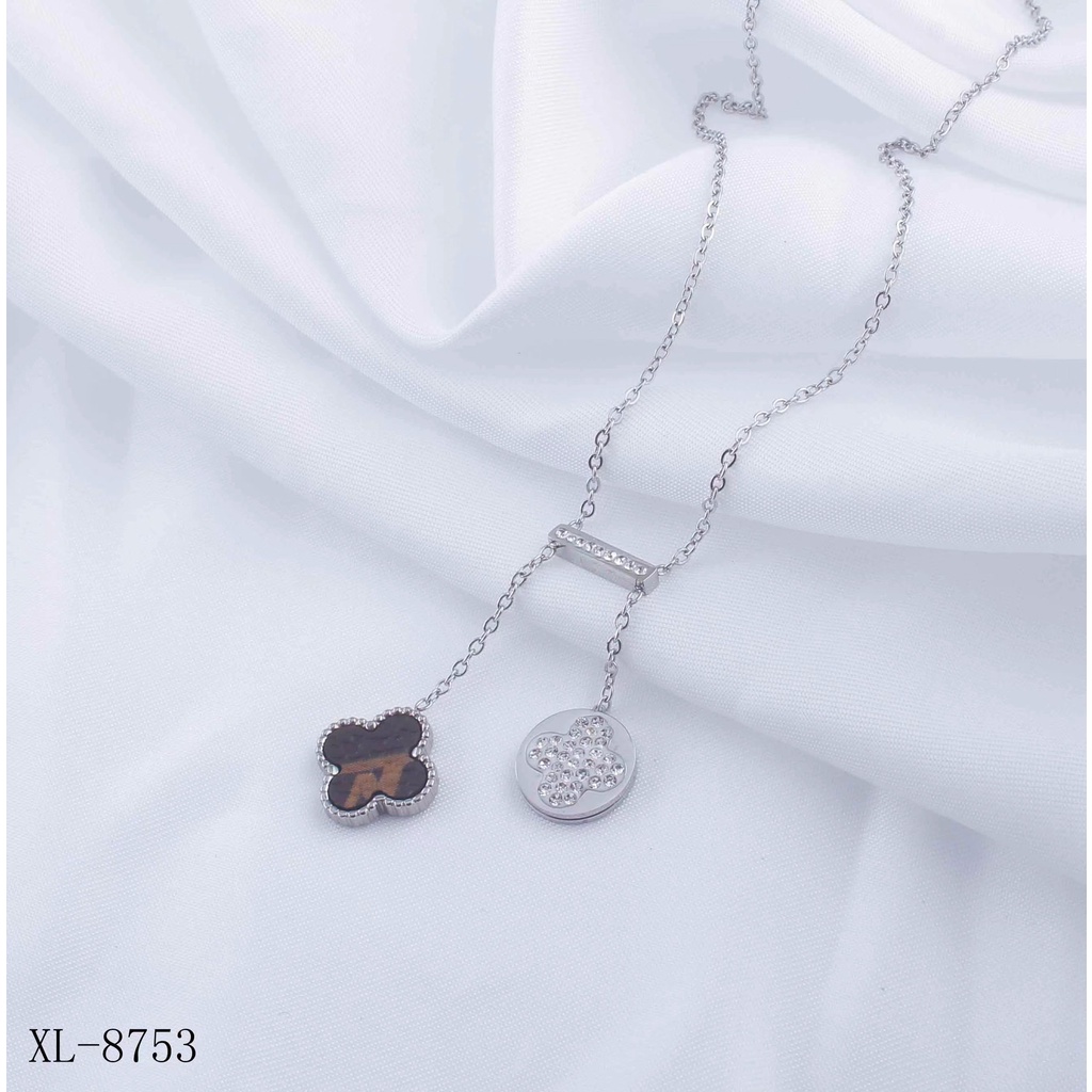 Kalung Titanium Permata Perhiasan Wanita Jewelry 8753