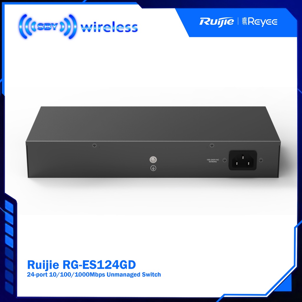 RUIJIE RG-ES124GD 24 Port Gigabit Metal Casing Unmanaged Switch