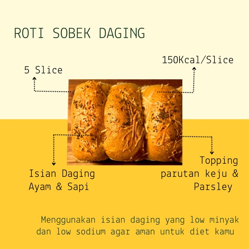 

Roti Sobek Gandum Aneka Rasa| Roti Sobek Diet