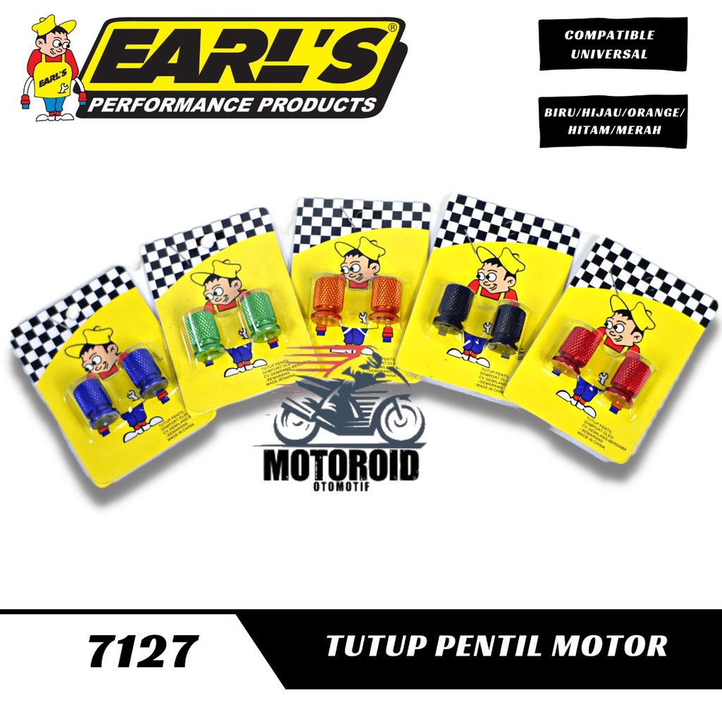 TUTUP PENTIL EARLS FULL ALUMINIUM COVER TUBLES UNIVERSAL MOTOR MOBIL