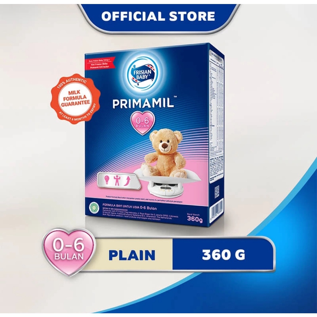 FRISIAN FLAG Baby Primamil 0-6 Bulan 6-12 Bulan Box - 360gr
