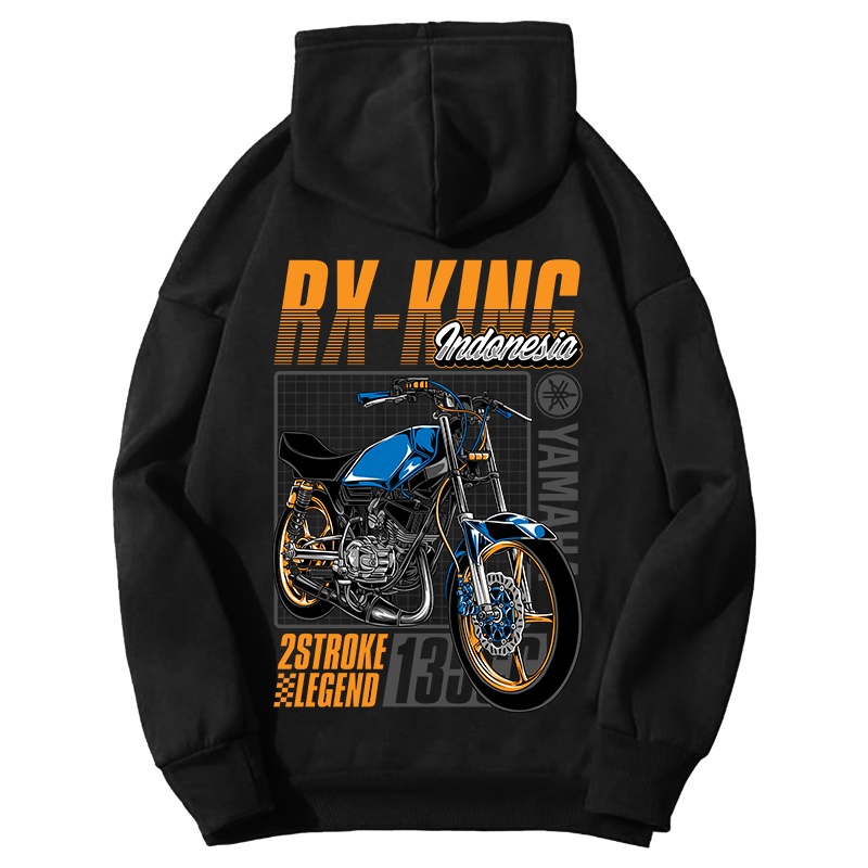 HOODIE FLEECE SUNMORI MOTOR RX KING 1350CC 2 STROKE LEGEND BANGKAOS