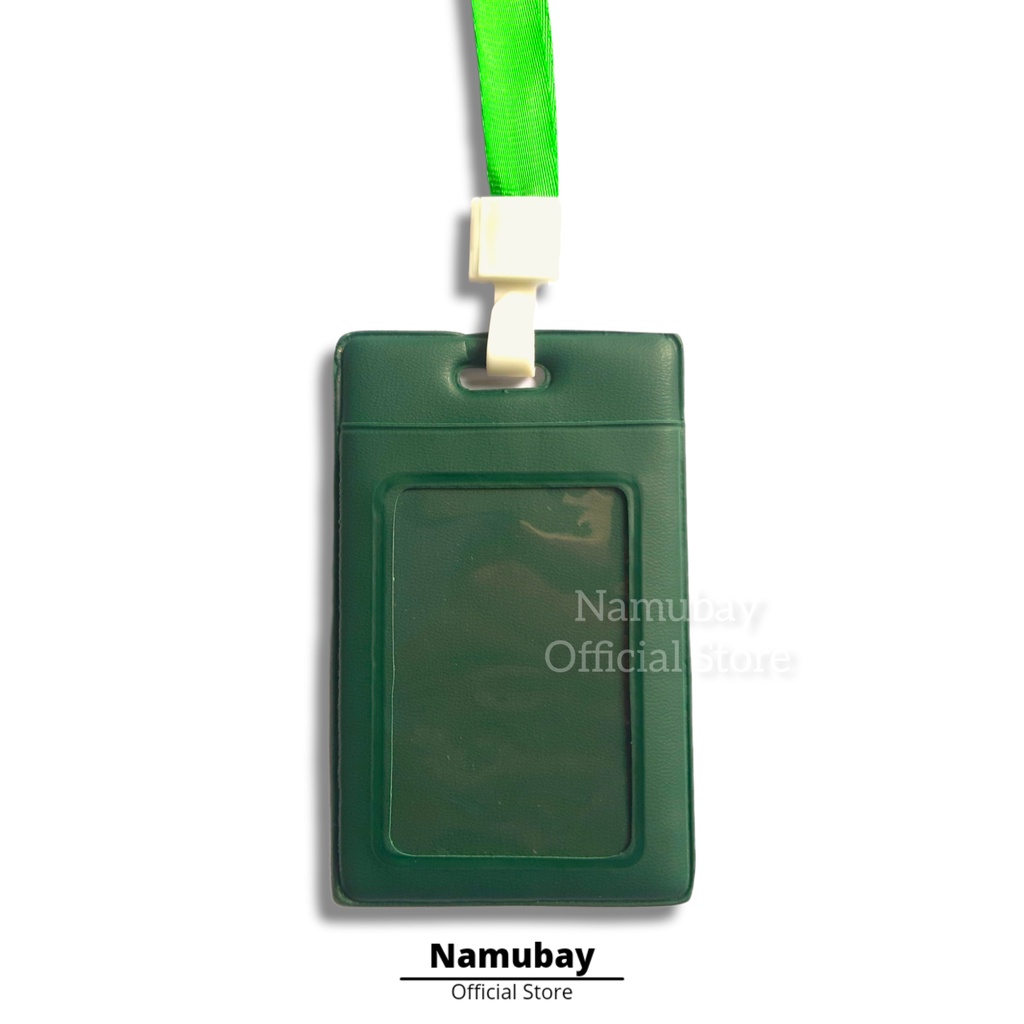 ID CARD NAME TAG GANTUNG BAHAN KULIT PVC / id cards gantung kerja keren / id cards kartu karyawan / id cards holder kulit / id card PVC / id cards casing / nametag idcard kalung / name tag kerja