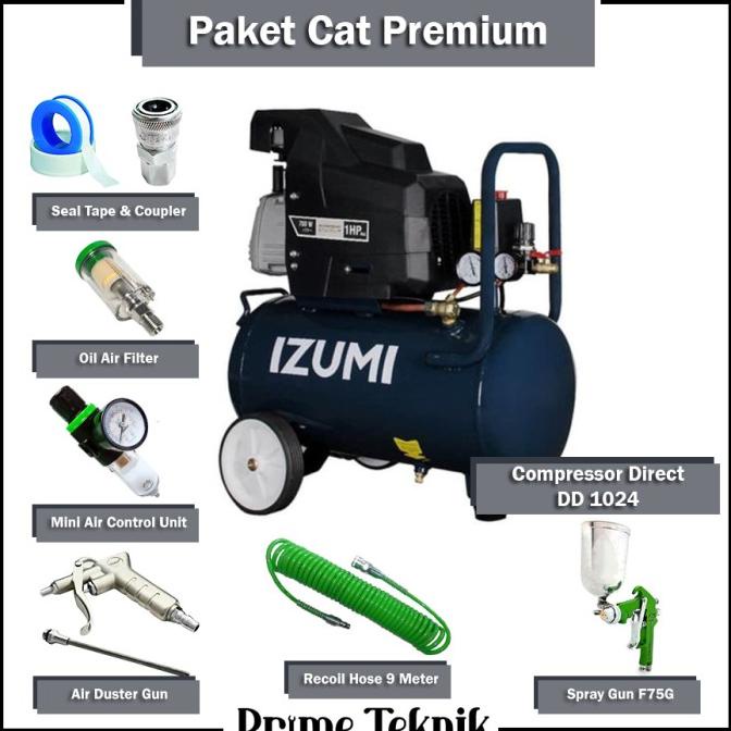 Jual Paket Lengkap Bengkel Cat Kompresor Hp L Dd Izumi Direct L Shopee Indonesia