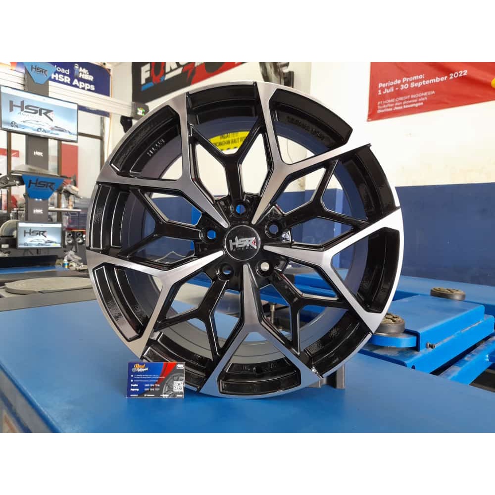 Velg Mobil Ring 18 Hsr Myth01 Pcd 5X114,3 Lebar 8 Et 45 Black Polish