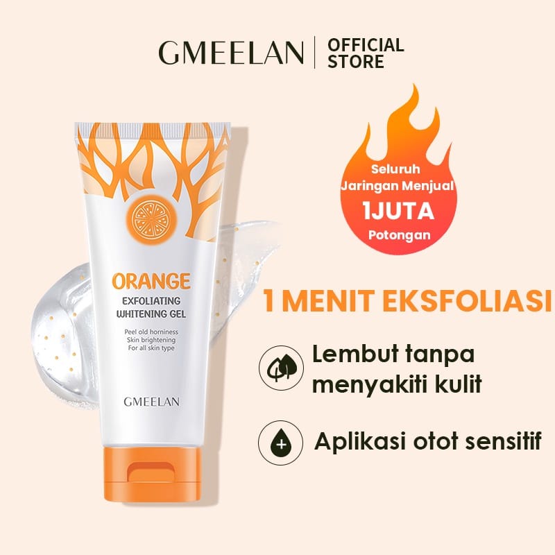 Jual GMEELAN Orange Exfoliating Gel 50g Face Eksfoliasi Wajah Blackhead