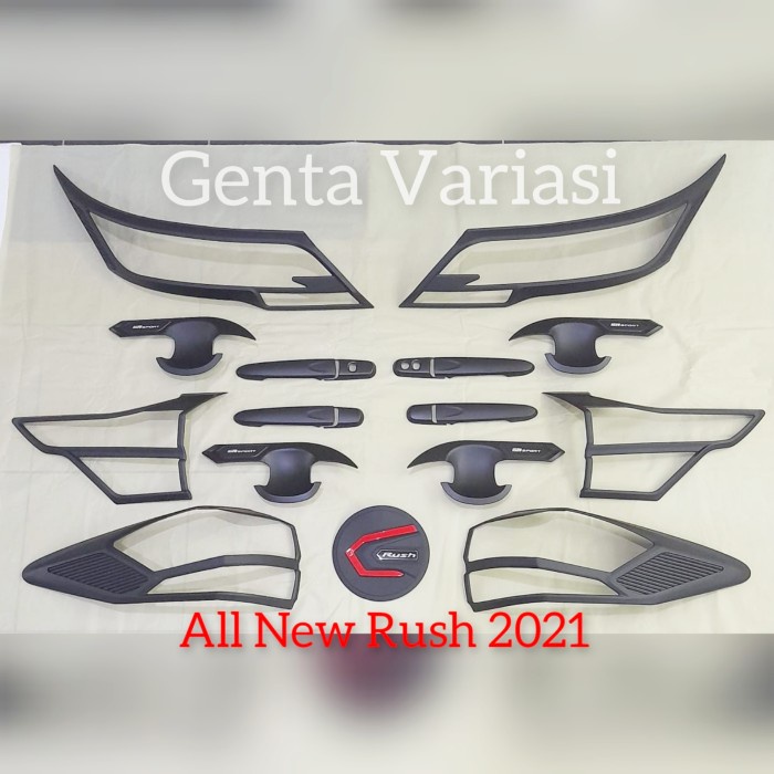 Paket Cover Lampu Handle Outer Tank Cover Toyota Rush 2021 GR Sport