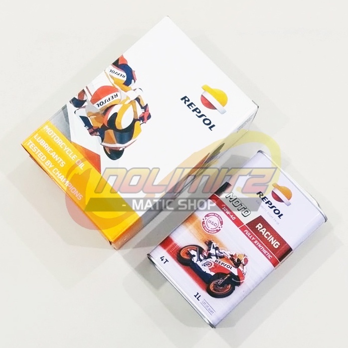 Oli Repsol Moto Racing 10W-40 Full Synthetic 1L
