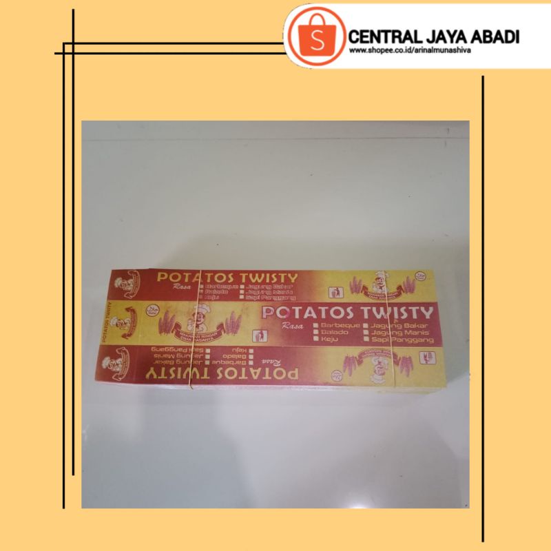 

100 LEMBAR KERTAS KENTANG ULIR BAHAN IVORY PUTIH UKURAN 35 × 13 HIGH QUALITY KOTAK KENTANG SPIRAL KEMASAN KENTANG ULIR/SPIRAL DUS BOX KENTANG ULIR WADAH KENTANG SPIRAL | KODE PRODUKSI CENTRAL JAYA ABADI 2575