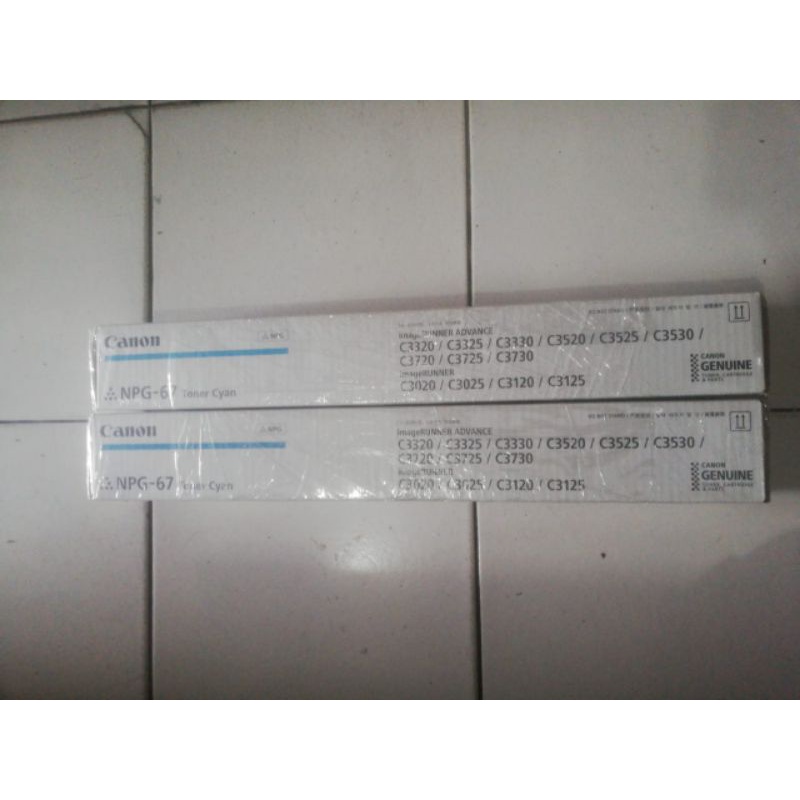 TONER CANON NPG 67 ORIGINAL CANON IR ADVANCE C3320.c3325.c3330 baru dan bergaransi