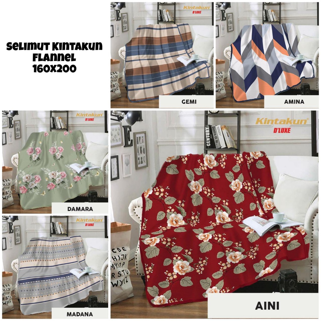 Selimut Kintakun Micro Flannel Ukuran 160x200