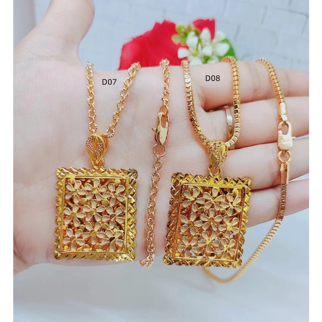 Kalung Xuping Lapis Emas Perhiasan Fashion D07/08