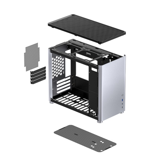 JONSBO D30 SILVER CASE / CASING M-ATX