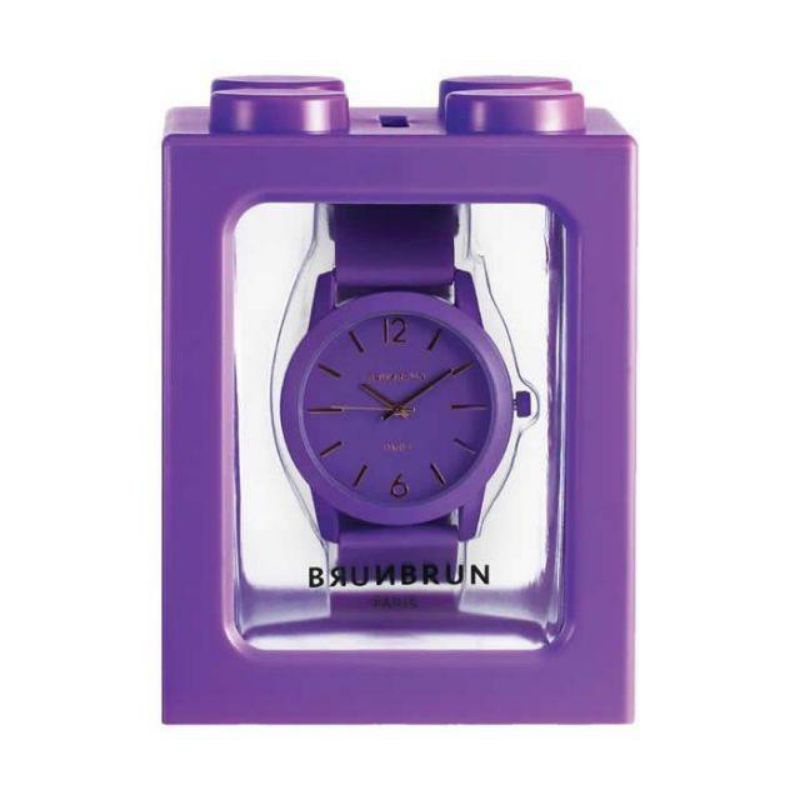 JAM TANGAN MADISON BRUNBRUN PARIS ORIGINAL RUBBER BRUN BRUN PARIS