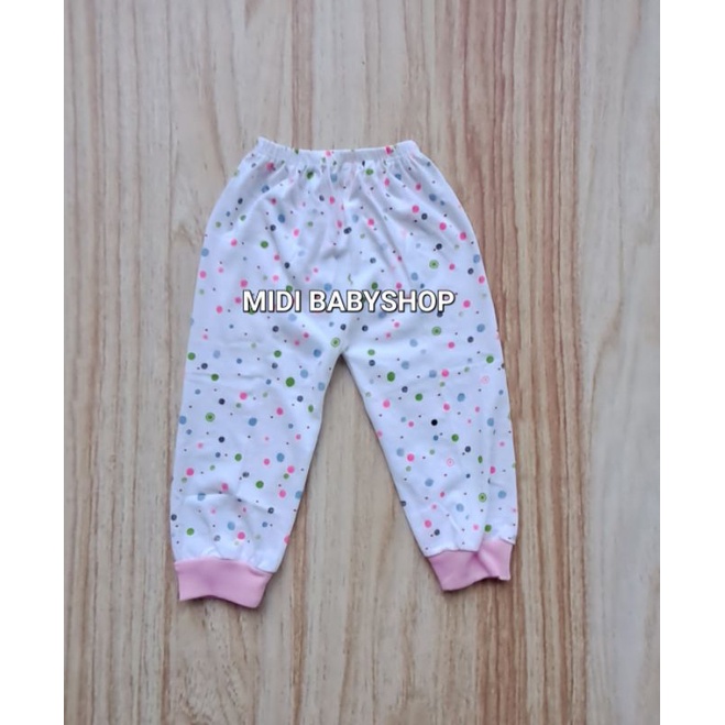 Celana Panjang Bayi Size S M L Polkadot Saffenda Baby SNI