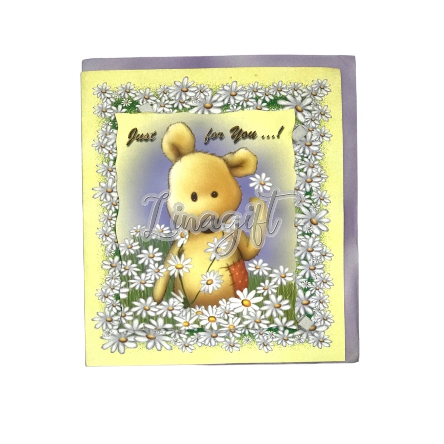 GREETING CARD - KARTU UCAPAN SET AMPLOP FANCY HAPPY BIRTHDAY