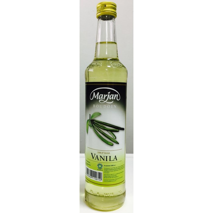 

Marjan sirup rasa Vanila 460 ml