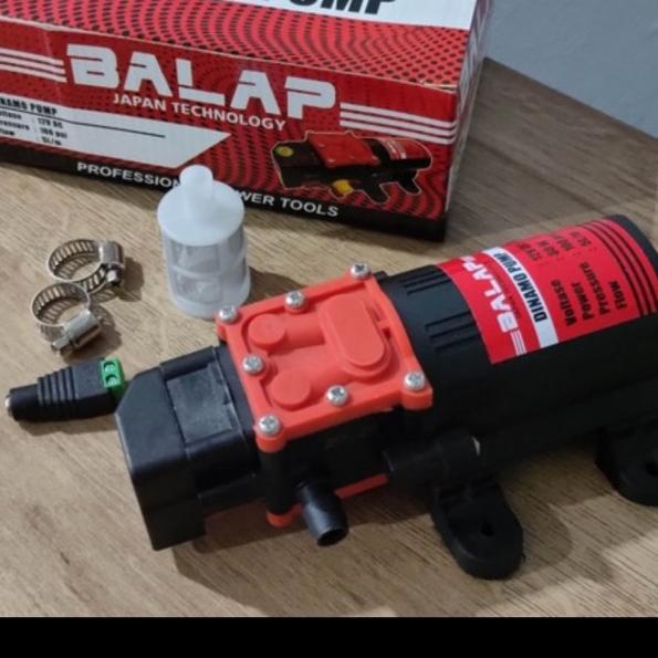 Pompa Pendorong Shower Otomatis DC 12 Volt + Bonus