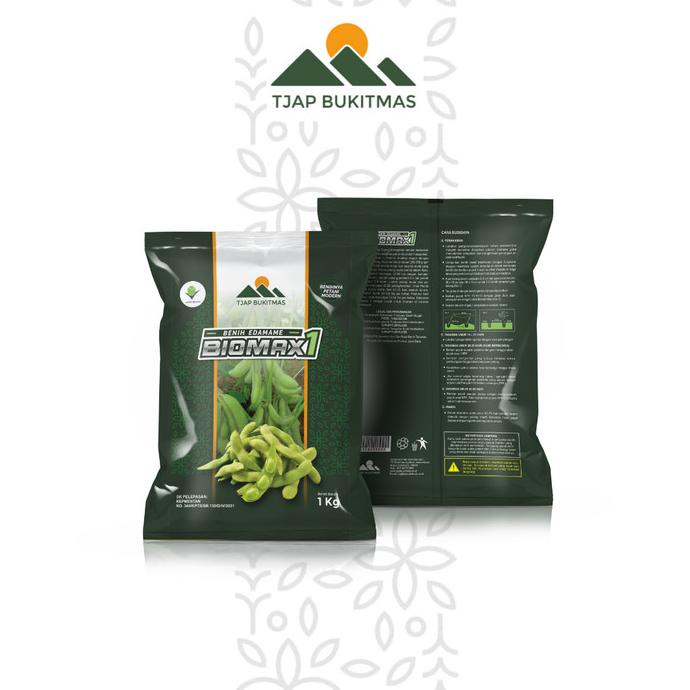 Benih Edamame 1kg Bersertifikat Varietas Biomax 1 Tjap Bukitmas