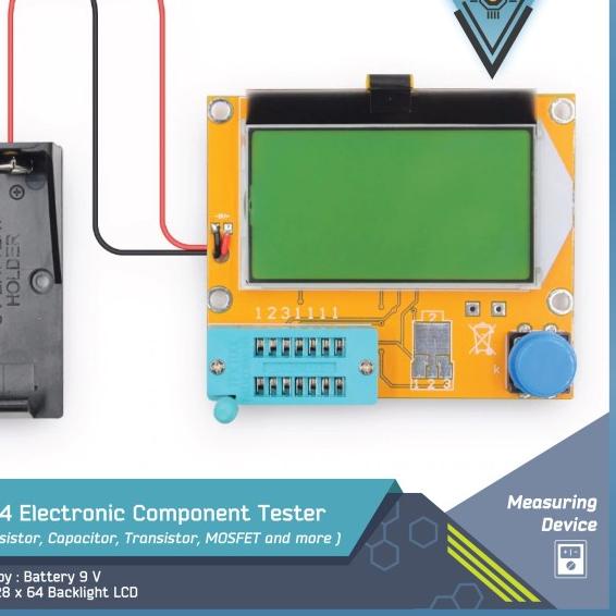 LCRT4 LCR-T4 Component Transistor Diode SCR ESR Multi-Meter Tester - LCR-T4