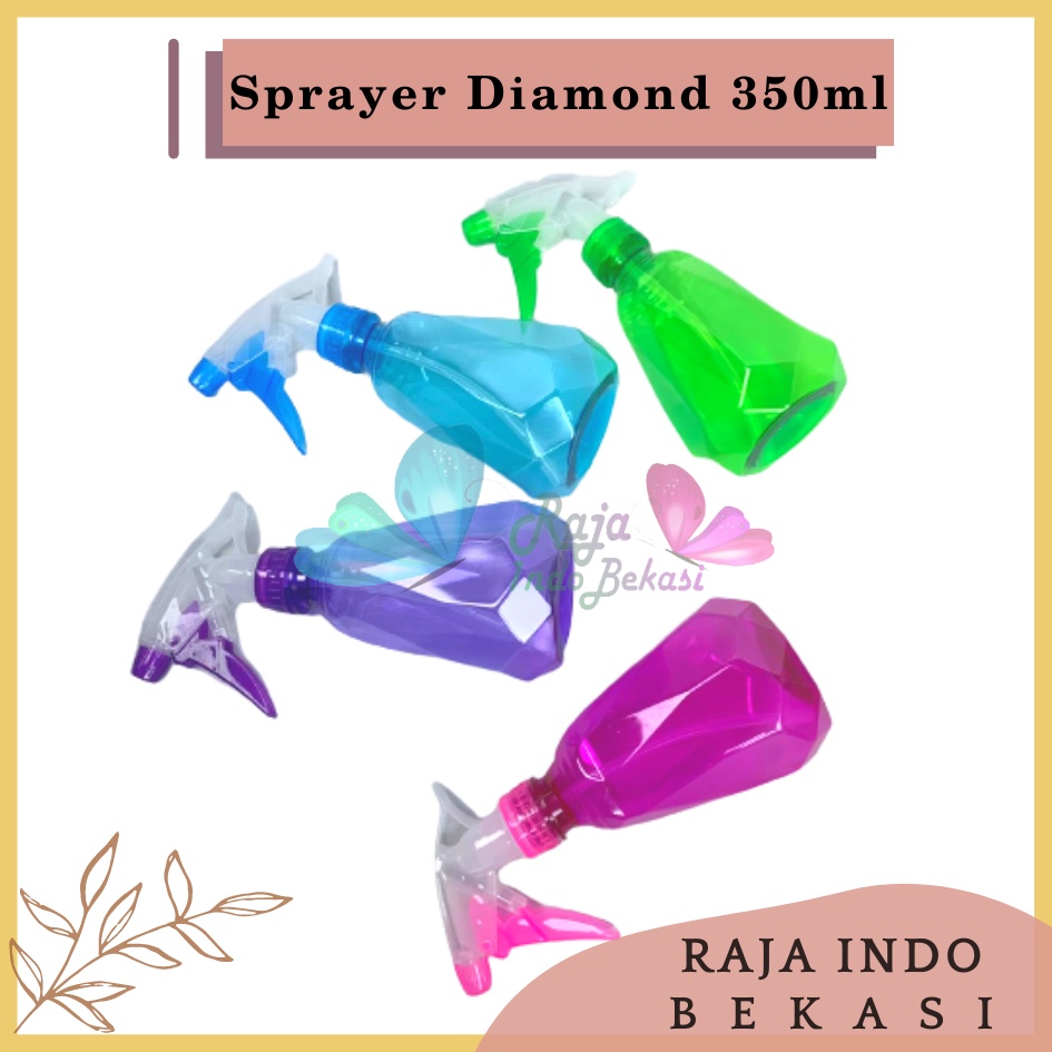 Semprotan Sprayer Scarlet Diamond 350 Ml Sprayer Semprotan Multifungsi 350ml MANDI BURUNG CUCI SANGKAR KANDANG TANAMAN PEMBERSIH KACA - Botol spray/sprayer 350 ml/semprotan 350 ml prisma