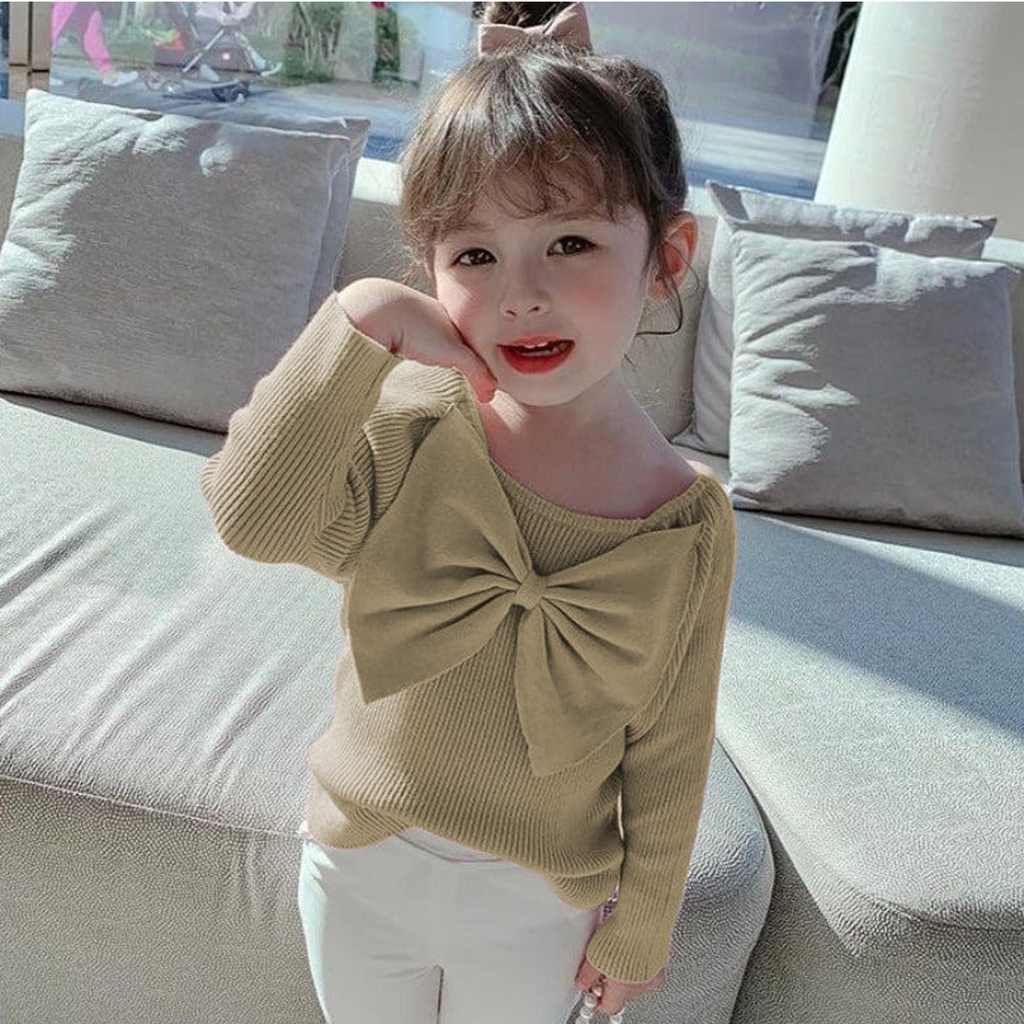 Atasan gaya korea WILMA PITA Blouse lengan panjang anak perempuan 1-5 tahun