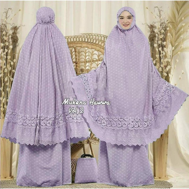 mukena katun Paris bentol premium