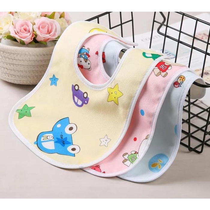 CELEMEK MAKAN BAYI MOTIF KARAKTER WATERPROOF / SLABER BAYI ANTI AIR PROMO SEN