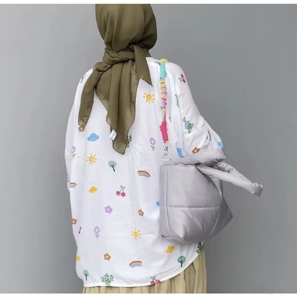 ZASKIYA - Kiyowo Outer Motif Wanita / Cardigan Outer Wanita Korean style