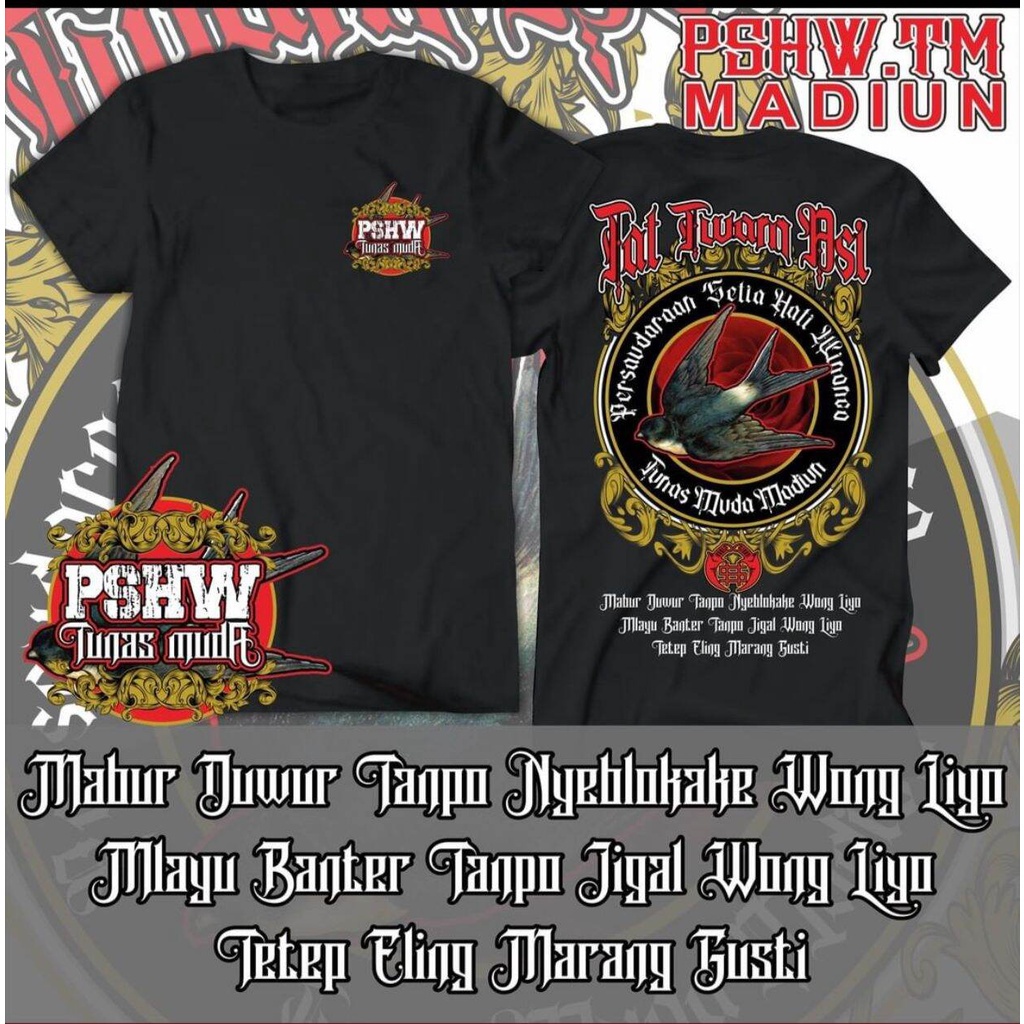 SH WINONGO tat twam asi baru//kaos stk keren//kaos pshw//kaos distro pshw