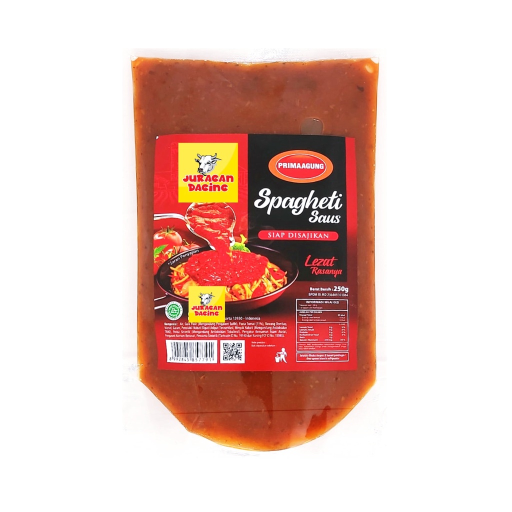 

Prima Agung Saus Spagheti 250gr