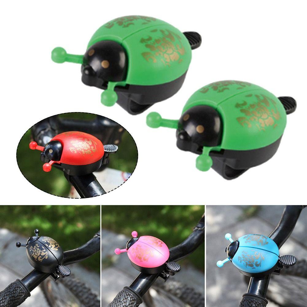 R-FLOWER 2pcs Bel Ladybug Sepeda Bel Stang Sepeda Anak MTB Lucu