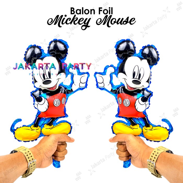 Balon Foil Mickey Mouse Mini #2 / Balon Foil Karakter Mickey