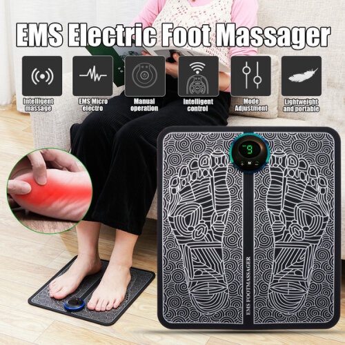 Tikar Pijat Kaki Elektrik Alat Terapi Kaki EMS Foot Massager Pad Alat Pijat Penghilang Kaki Pegal Kesemutan Original Alat Pijat Terapi Tikar Elektrik NO 1 Di Jepang