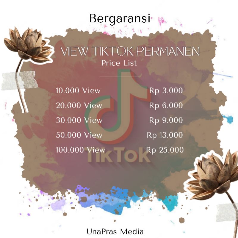 view Tiktok murah Bergaransi