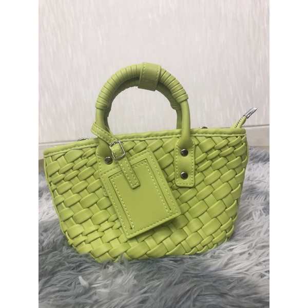 Tas Hand Bag Wanita Lime Import Bangkok