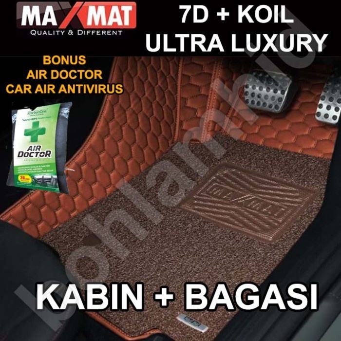 Karpet Mobil New Yaris 2018-Now Maxmat 7D + Koil 2Baris + Bagasi