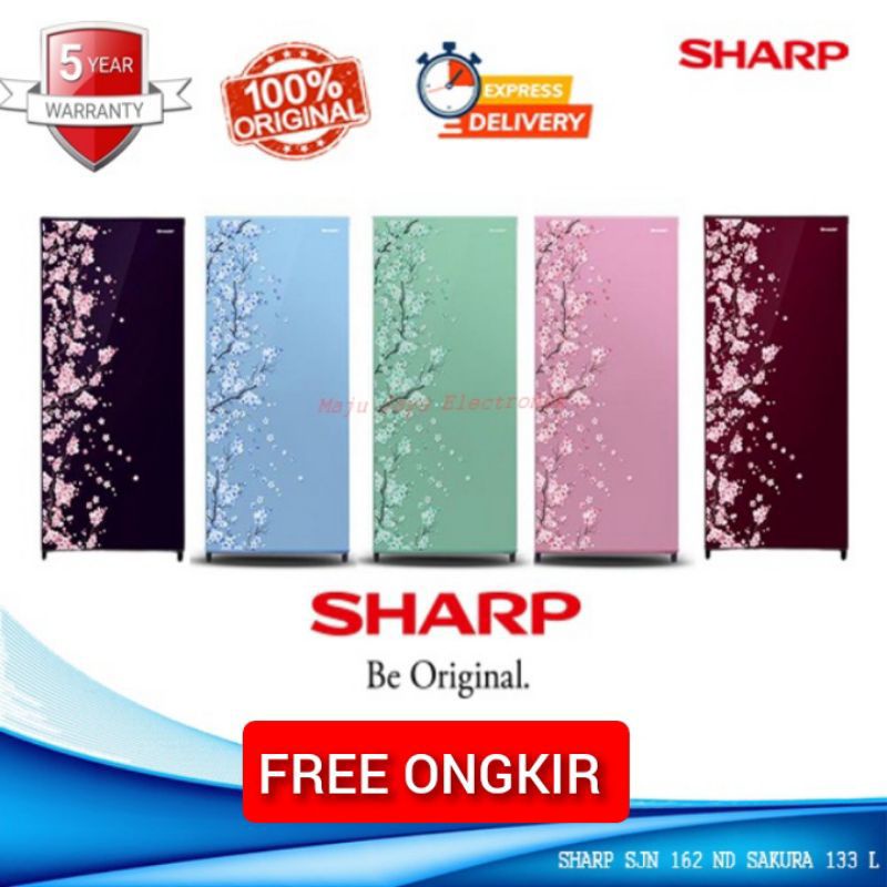 KHUSUS PALEMBANG KULKAS 1 PINTU SHARP SJ N162 SJN 162 D 162HS