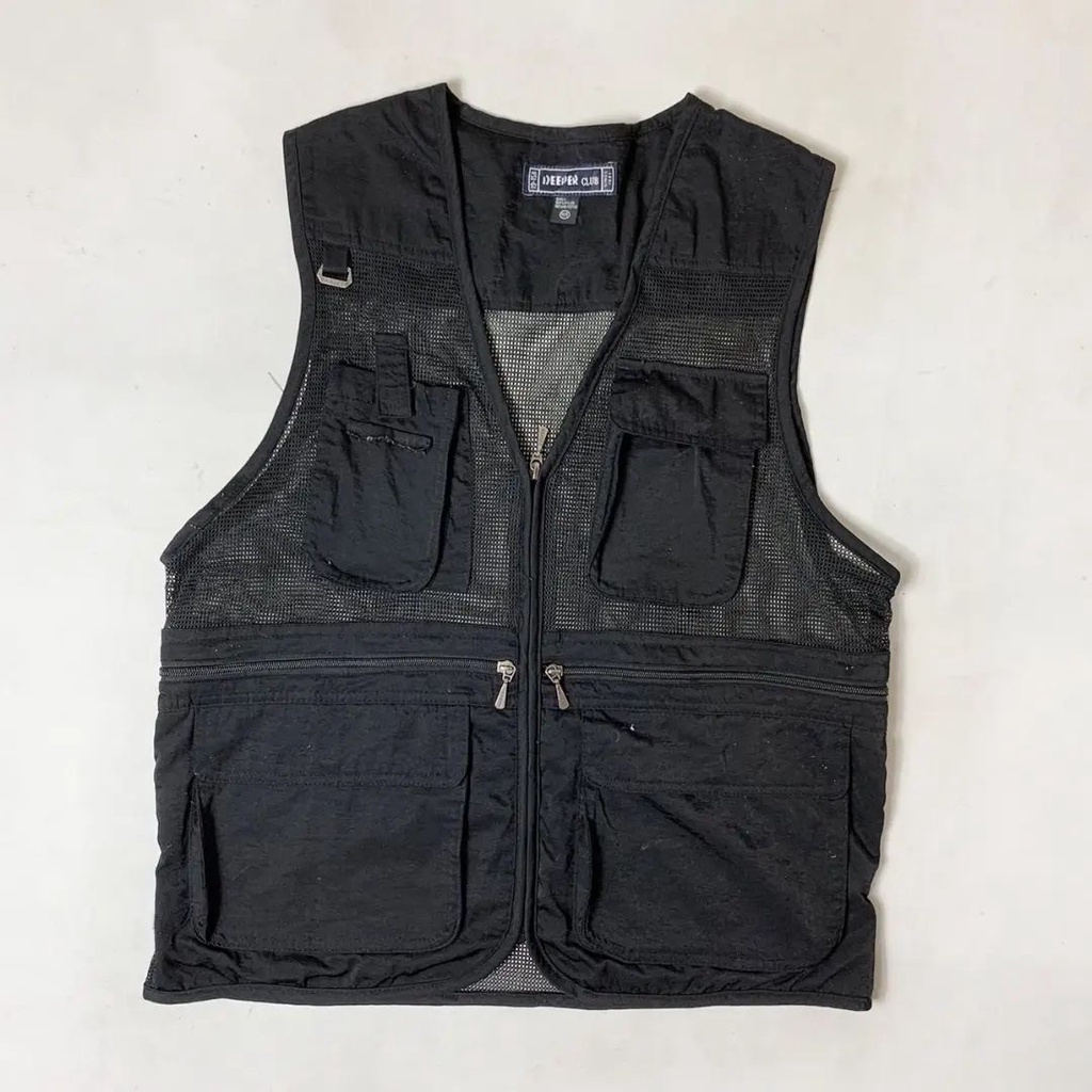 DEEPER CLUB Vest Untility Multi Pocket Second Original
