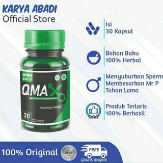 HERBAL OBAT PEMBESAR KELAMIN PRIA QMAX ASLI 100%