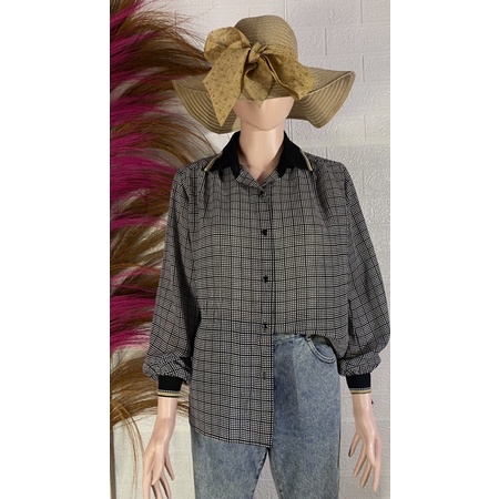 kemeja vintage korea