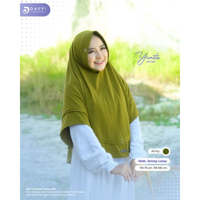 HIJAB SYAR'I YUNITA ORIGINAL BRAND DAFFI HIJAB