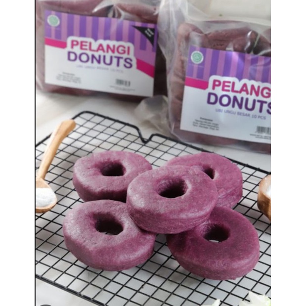 

Pelangi donut ubi ungu isi 10