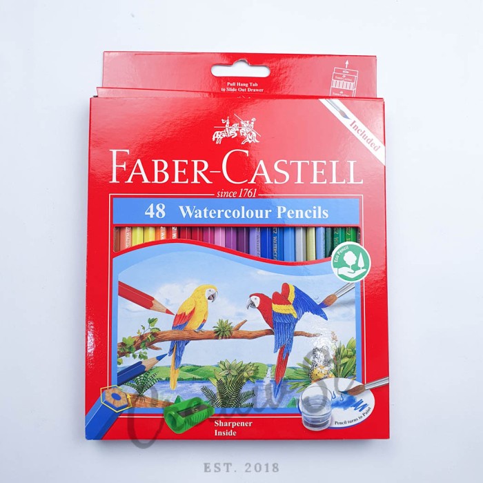 

Pensil 48 Warna Aquarel Water Colour Faber Castell
