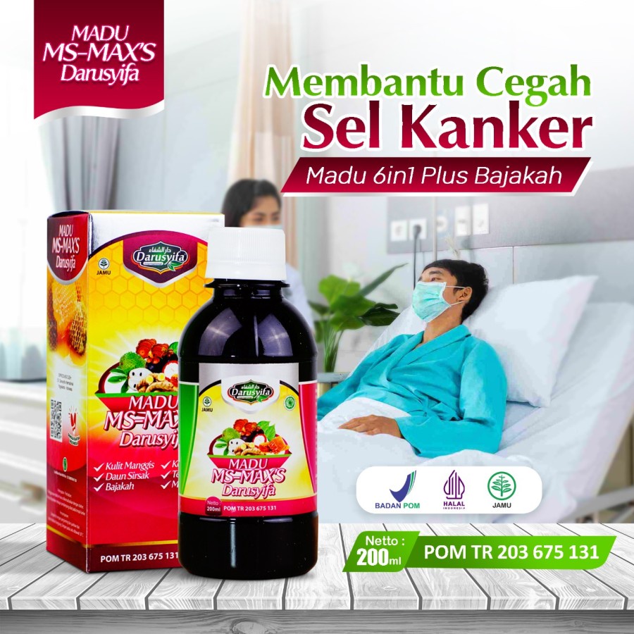 Obat herbal kanker | Madu MS Maxs Darusyifa 200 gram | obat herbal kanker