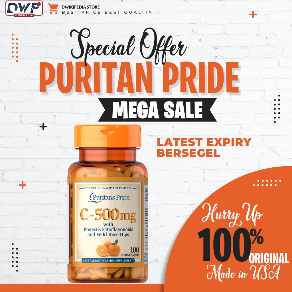 Puritan Pride Vitamin C-500 mg with Bioflavonoids &amp; Rose Hip - 100 CAP